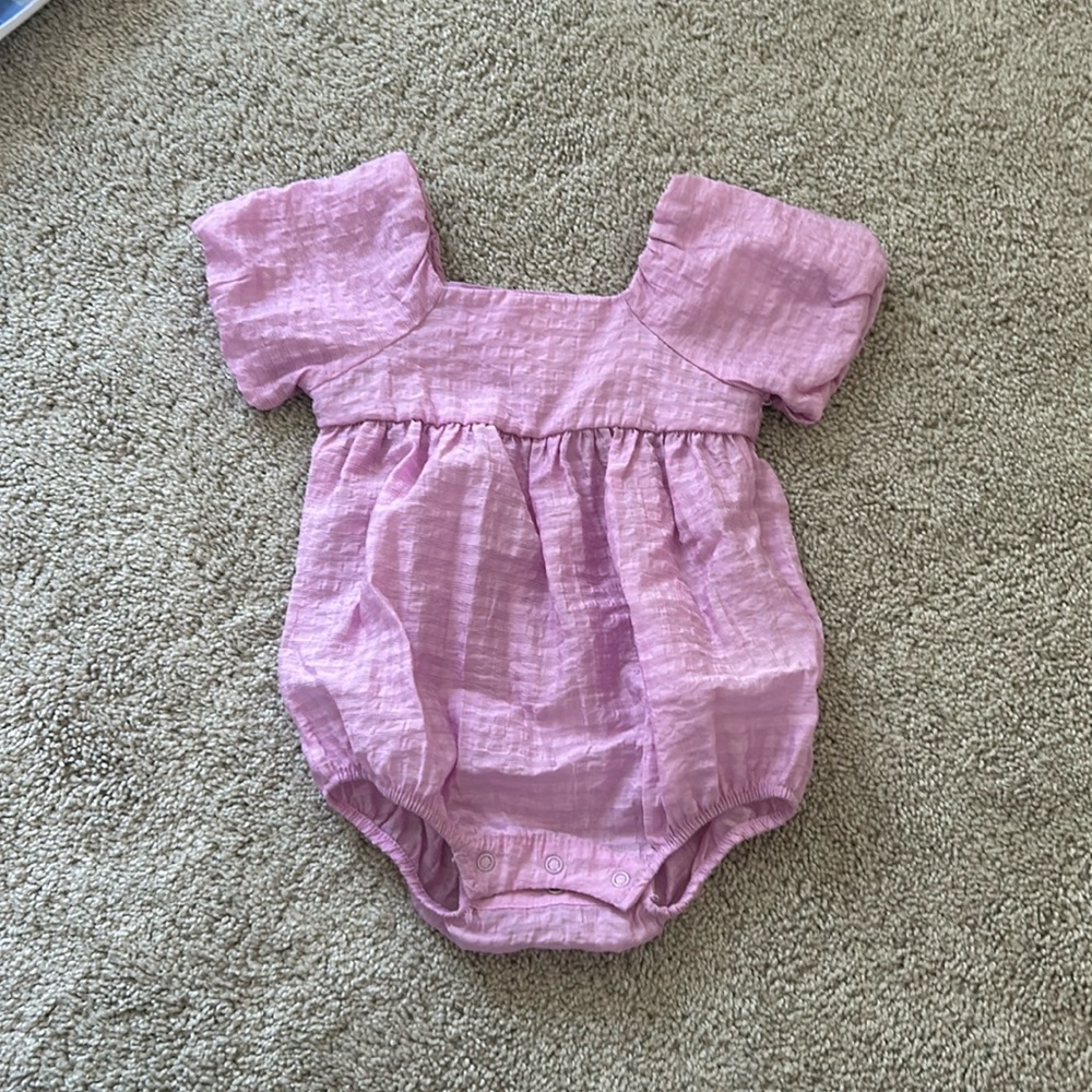 Cat & Jack Pink Textured Kids One Piece